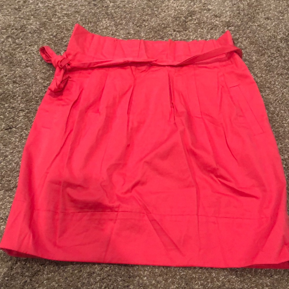 BCBGMaxazria High Waist Pleat Skirt